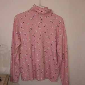 snowman turtle neck sweater